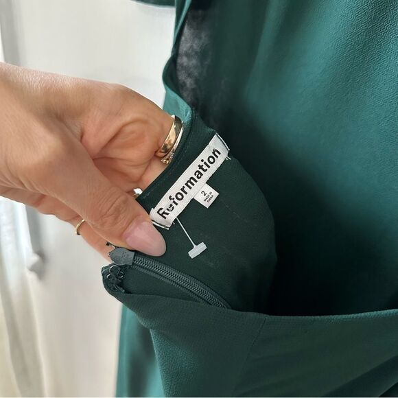 Reformation Carletta Dress Forest - Picture 7 of 10